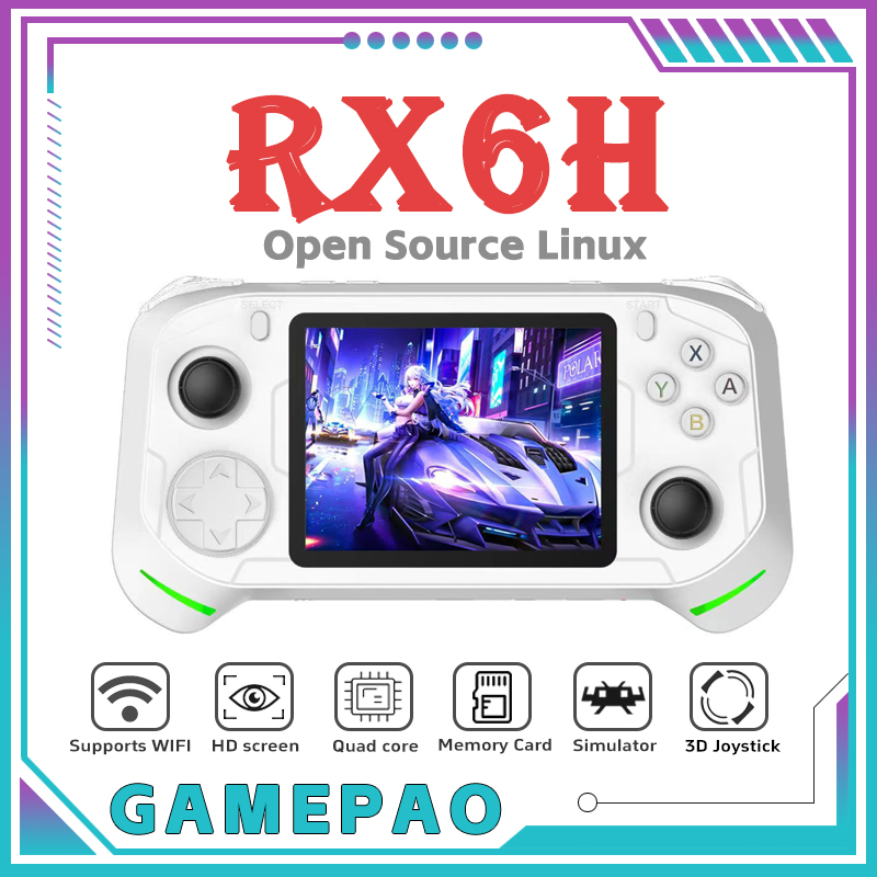 Retro Gaming Console Handheld - Портативная игровая консоль Open Source RX6H