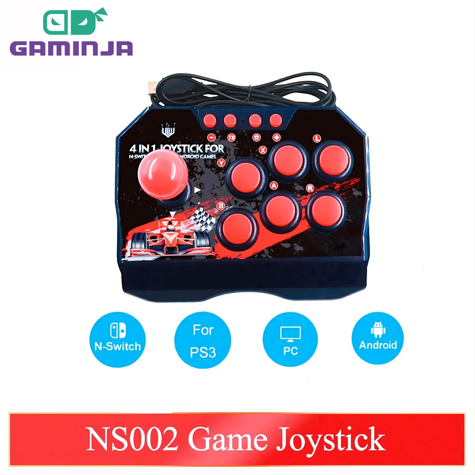 Retro Gaming With Raspberry Pi - GAMINJA NS002 4 в 1 Ретро