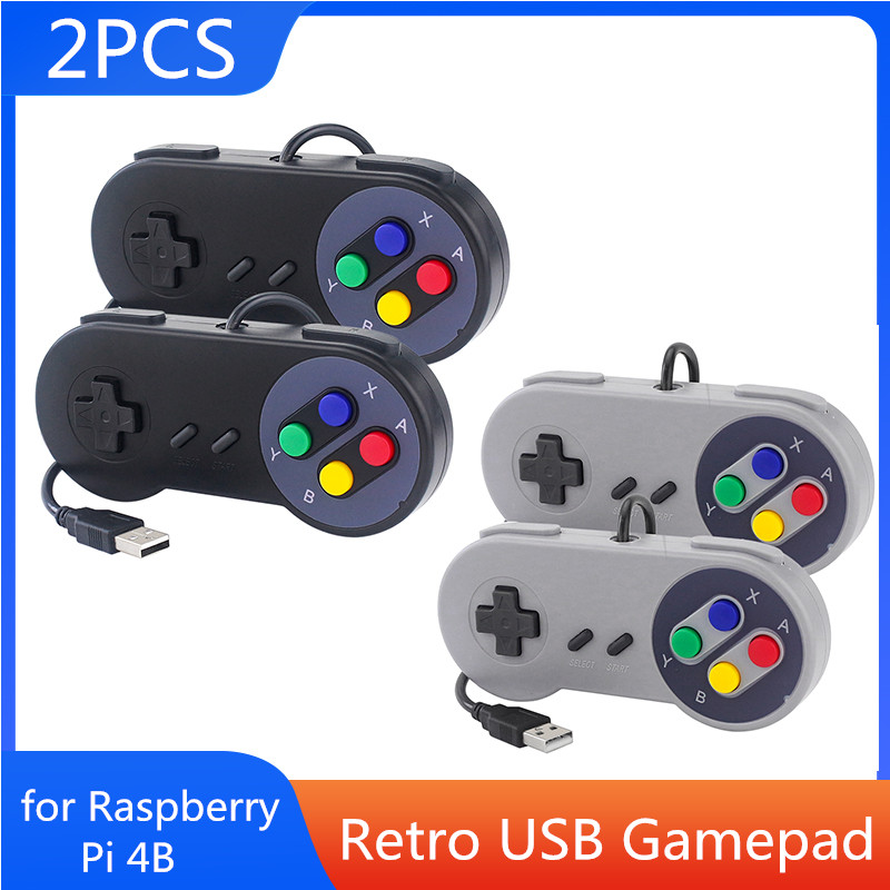 Retro Gaming With Raspberry Pi - 2 шт. USB-геймпад Ретро игровой джойстик