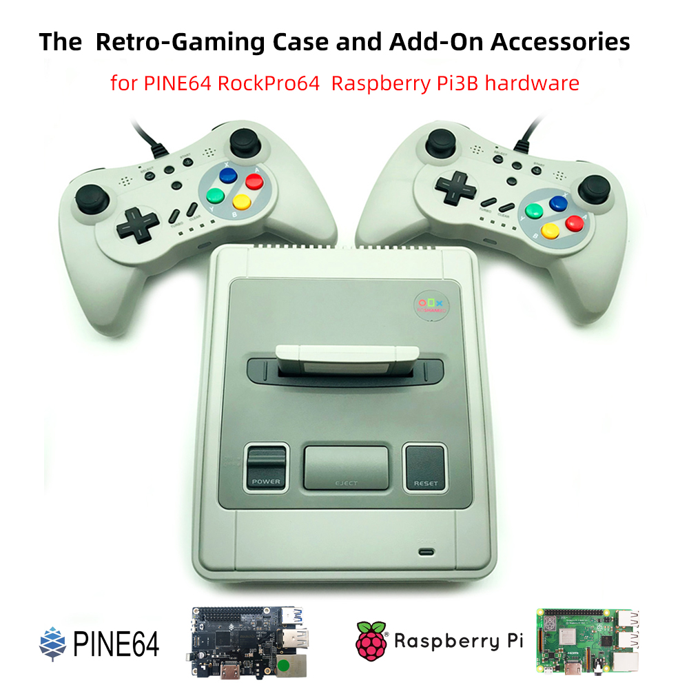 Retro Gaming With Raspberry Pi - Игровой чехол в стиле ретро Famicom,