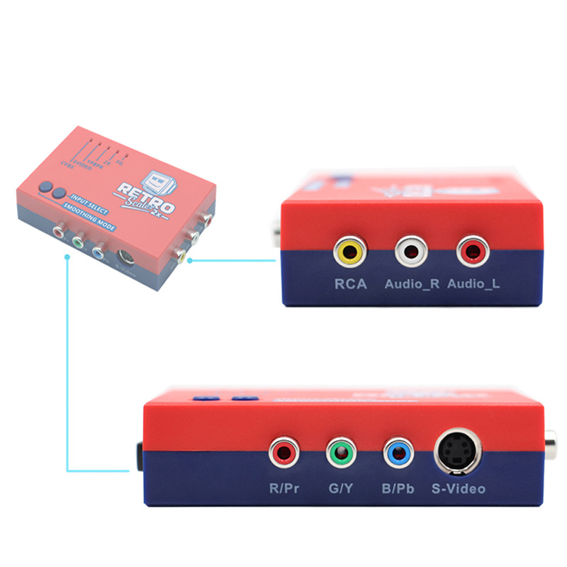 Retro Gaming Upscaler - НОВЫЙ преобразователь RetroScaler2x AV в HDMI-совместимый
