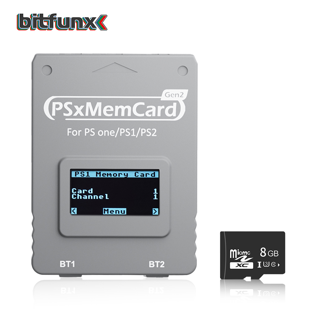Retro Gaming Upscaler - Магазин Bitfunx PSxMemCard Gen2, игровое хранилище