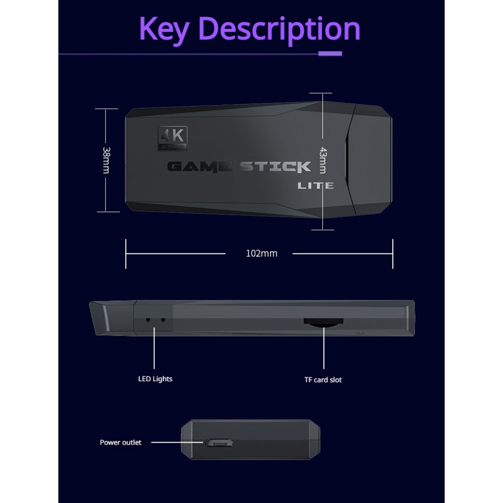 Портативная игровая консоль 4K – обзор и цена Retro Gaming Upscaler