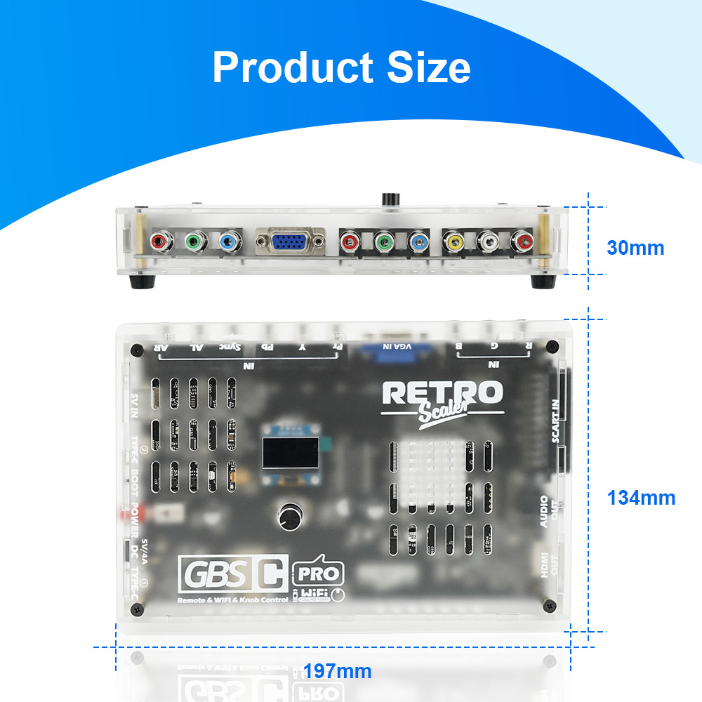 НОВЫЙ Ретро-адаптер GBSC Pro G – обзор и цена Retro Gaming Upscaler