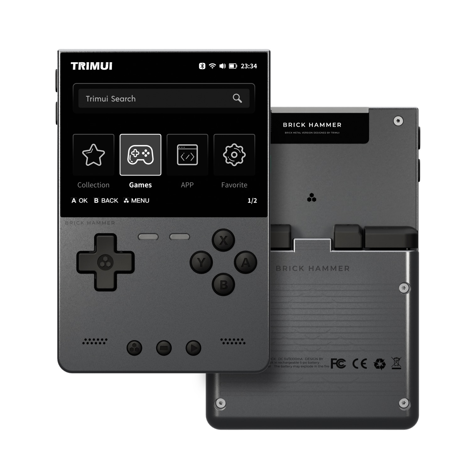 TRIMUI BRICK HAMMER Ретро порт – обзор и цена Retro Gaming Console Handheld